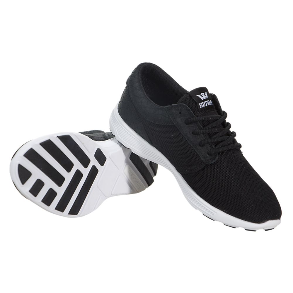 Chaussures Running Supra Hammer Run Noir Black/White Homme | TOA-77750445